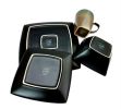 16-Piece Casual Tan Stoneware Dinnerware Set (Serves 4)