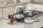 Chef's Classic 7-Piece Stainless Steel Cookware Set with Lid