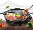 Liven Riyue Shabu-Shabu Multi-Purpose Shabu-Roasting Integrated Electric Hot Pot Electric Oven SK-J3200 Fast Heating, Smoke-Free And Non-Sticky