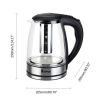 HD-1861-A 110V 1200W 1.8L Electric Glass Kettle US Plug