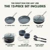 12 Piece Ceramic Nonstick Aluminum Cookware Set