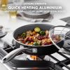 12 Piece Ceramic Nonstick Aluminum Cookware Set