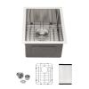 Lordear 32 Inch Undermount Kitchen Sink Single Bowl 16 Gauge Stainless Steel Sink