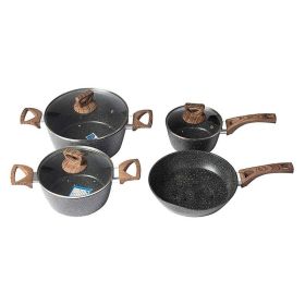 Kitchen Cooking Supplies Classic Cookware set (Color: As pic show)