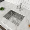 Lordear 32 Inch Undermount Kitchen Sink Single Bowl 16 Gauge Stainless Steel Sink