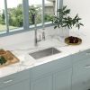 Lordear 32 Inch Undermount Kitchen Sink Single Bowl 16 Gauge Stainless Steel Sink